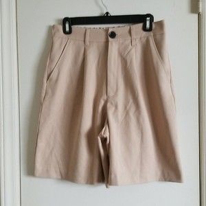 Bershka Tan Montenegro Bermuda Shorts Large
